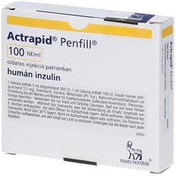 Actrapid fill 100 I.E./ml