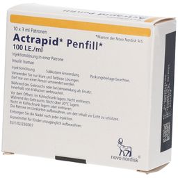 Actrapid fill 100 I.E./ml