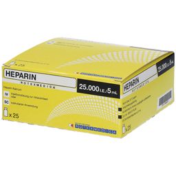Heparin-Rotexmedica 25.000 I.E./5 ml