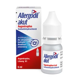 Allergodil® akut Augentropfen: Lindernde Lösung für die Augen bei Pollenallergie, Heuschnupfen, nicht-saisonaler Allergie