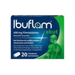 Ibuflam akut 400 mg | Bei Schmerzen & Fieber | Schnelle, langanhaltende Hilfe