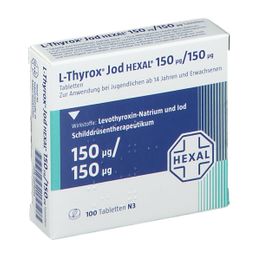 L-Thyrox® Jod HEXAL® 150 µg/150 µg