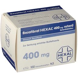 Bezafibrat Hexal 400 mg Retardtabletten
