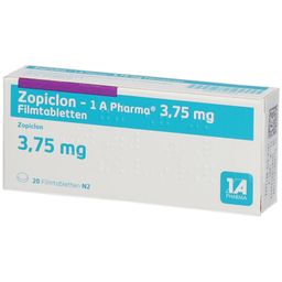 Zopiclon 1A Pharma® 3.75Mg