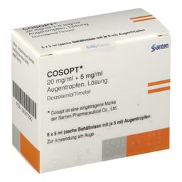 Cosopt 20 mg/ml + 5 mg/ml
