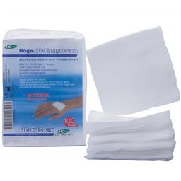 Höga-OP-Kompressen 10x10cm 100 Stück unsteril