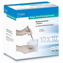 Höga-Steril-Kompressen  10x10cm  25x2 Stück