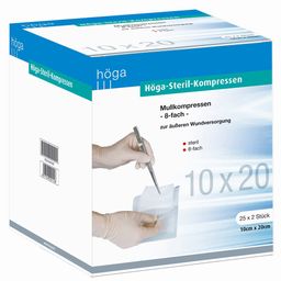 Höga-Steril-Kompressen  10x20cm  25x2 Stück