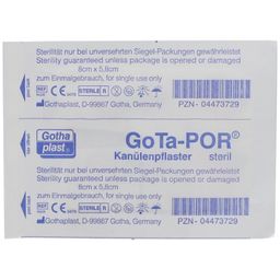 GoTa-POR® Kanülenpflaster Steril 8 x 5,8 cm