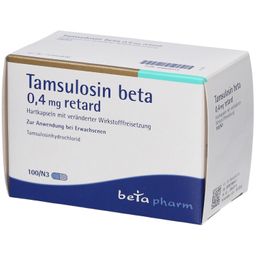 Tamsulosin beta 0,4 mg retard