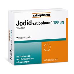 Jodid-ratiopharm® 100 μg Tabletten: für die Behandlung und Vorbeugung von Jodmangel und bestimmter Schilddrüsenerkrankungen (z. B. Kropf)