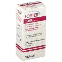 FOSTER® 100/6 µg 120 Hub Dosieraerosol