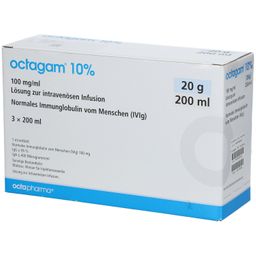 OCTAGAM 10% 3x20 g IgG Lösung z.intravenös.Infus.
