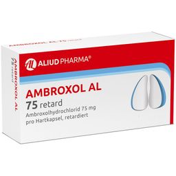 Ambroxol AL 75 retard zur Erleichterung des Abhustens bei erkältungsbedingter Bronchitis (Schleimlöser)