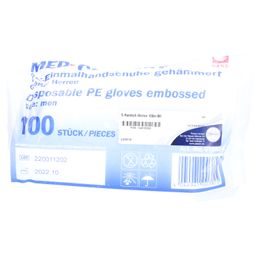 AMPri Med Comfort PE-Einmalhandschuhe gehämmert