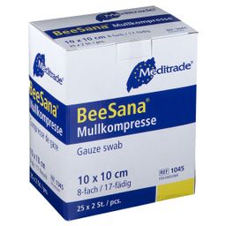 BeeSana® Mullkompresse 8fach 10 x 10 cm steril