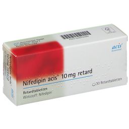 Nifedipin acis® 10 mg