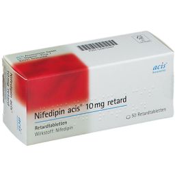 Nifedipin acis® 10 mg