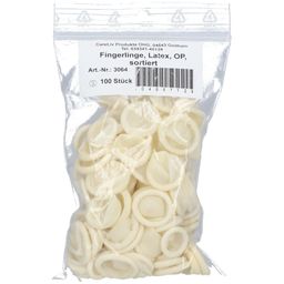 OP-Fingerling aus Latex Gr. 2-5 sortiert