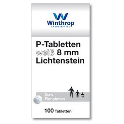 P-Tabletten weiß 8 mm Lichtenstein