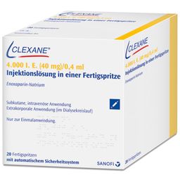 CLEXANE® 4000 I.E. 40 mg/0,4 ml
