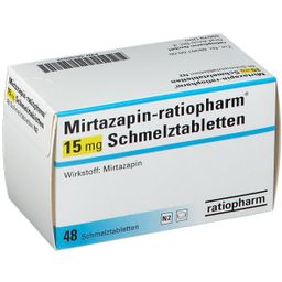 Mirtazapin-ratiopharm® 15 mg Schmelztabletten