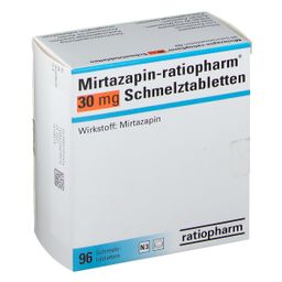 Mirtazapin-ratiopharm® 30 mg Schmelztabletten