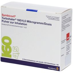 Symbicort Turbohaler 160/4,5 µg/Dosis 120 ED