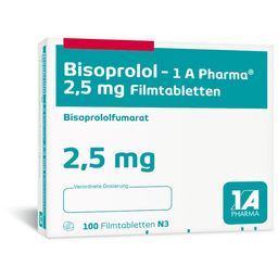 Bisoprolol 1A Pharma® 2.5Mg