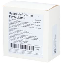 BARACLUDE 0,5 mg Filmtabletten