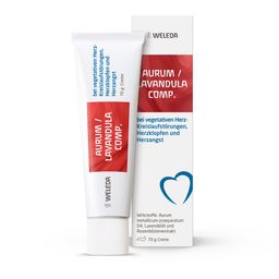 Aurum/Lavandula comp. - Creme bei Herzrasen, Herzklopfen und Herzangst, Einreibung zur Beruhigung