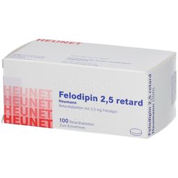 FELODIPIN 2,5 mg ret.Heumann Tabl.Heunet