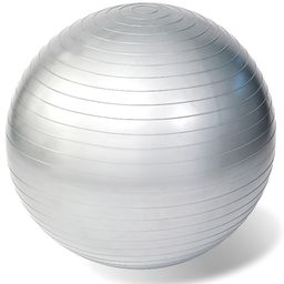 Rehaforum® Gymnastikball 65 cm silber metallic