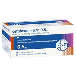 Ceftriaxon HEXAL® 0,5 g