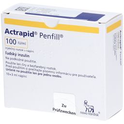 Actrapid® Penfill 100 I.E./ml Inj.-Lsg.i.Patrone