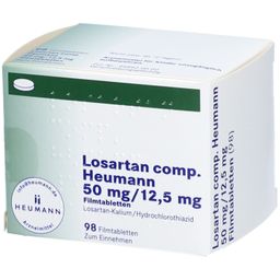 LOSARTAN comp. Heumann 50mg/12,5mg