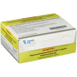 Ropivacainhydrochlorid Kabi 2 mg/ml