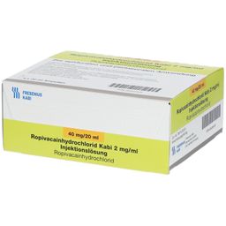 Ropivacainhydrochlorid Kabi 2 mg/ml