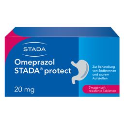 Omeprazol STADA® protect 20 mg zur Behandlung von Sodbrennen und saurem Aufstoßen