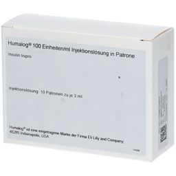 HUMALOG 100 E/ml Patrone Injektionslösung