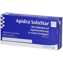 APIDRA 100 E/ml SoloStar Inj.-Lsg.i.e.Fertigpen