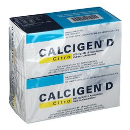 Calcigen® D Citro 600 mg / 400 I.E.