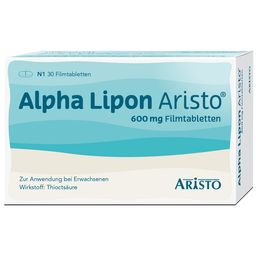 Alpha Lipon Aristo® 600 mg Filmtabletten mit Alpha-Liponsäure, gezielte Hilfe bei Missempfindungen durch diabetische Nervenschäden (Polyneuropathie)