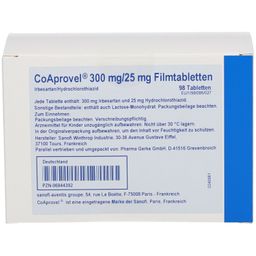 Coaprovel 300 mg/25 mg