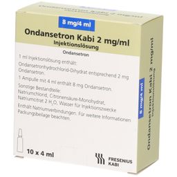 ONDANSETRON Kabi 2 mg/ml 8 mg Injektionslösung
