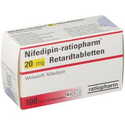 Nifedipin-ratiopharm® 20 mg