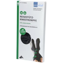 provital Reisekniestrümpfe Gr. 39 - 42 schwarz