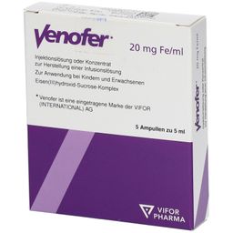 Venofer 20 mg Fe/ml