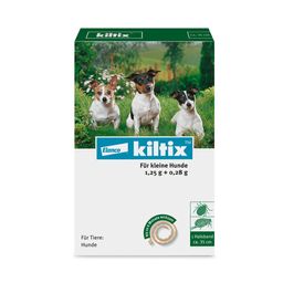 Kiltix Halsband für kleine Hunde gegen Zecken und Flöhe, bis zu 6 Monate Wirkung, Länge ca. 35 cm