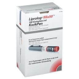 Liprolog® Mix50™ 100 Einheiten/ml KwikPen